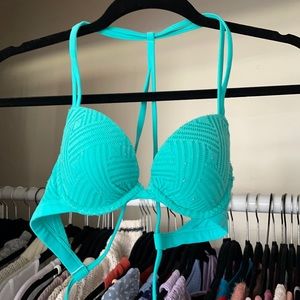 Turquoise Bikini Top